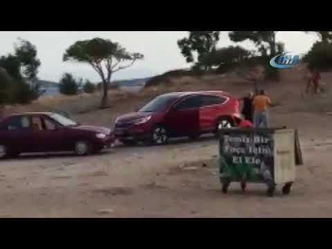 Foça’da emekli albay trafikte tartıştığı kişiyi silahla vurdu