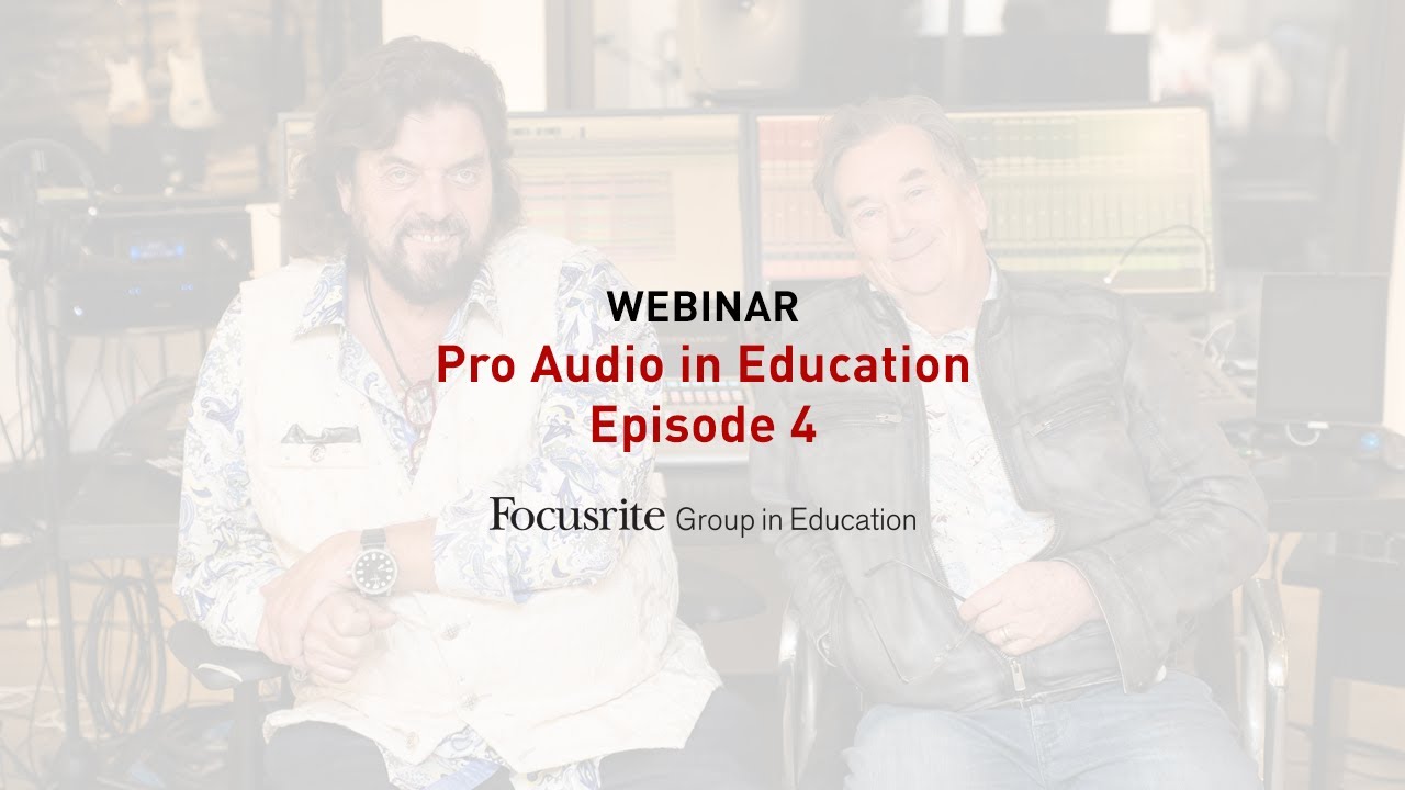 Focusrite Masterclass with Alan Parsons and Julian Colbeck