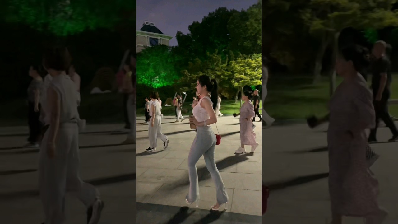 folk dancing with the elderly