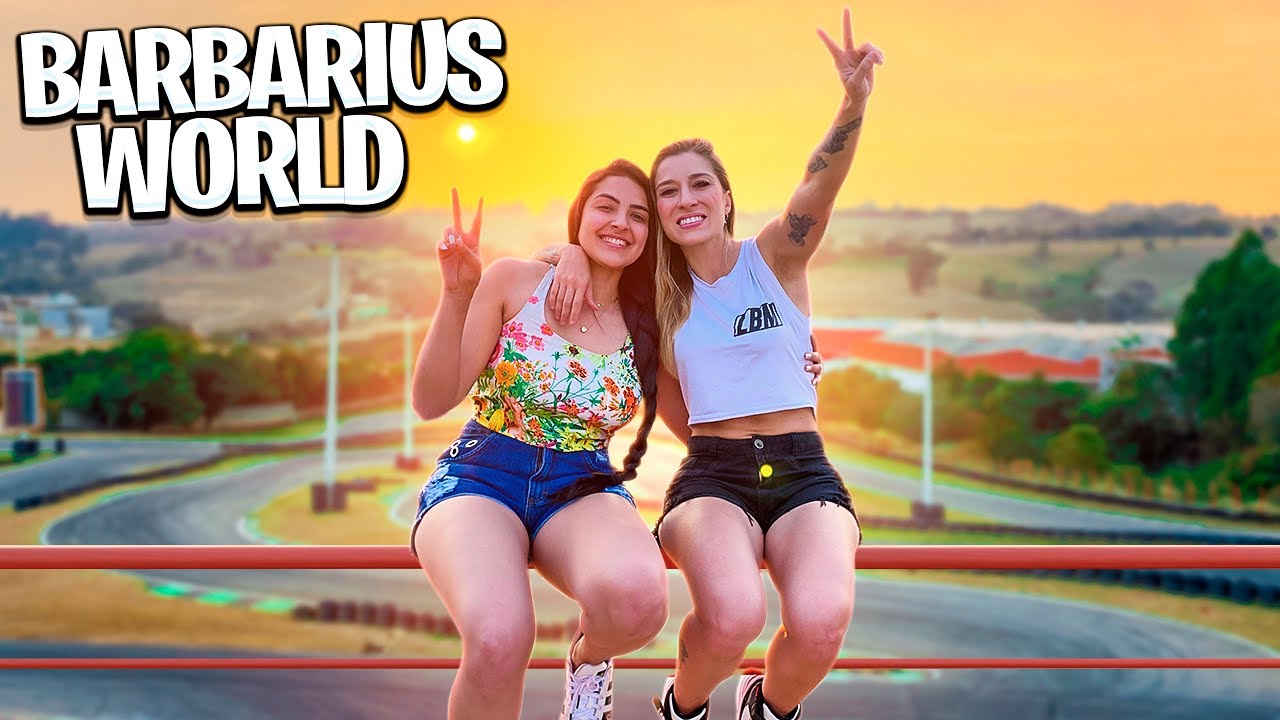 FOMOS CONHECER A BARBARIUS DRIFT WORLD *nos divertimos muito*