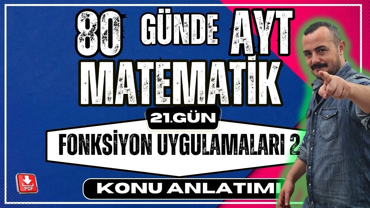 🟥Fonksiyon Uygulamaları 2| Mutlak Değer Grafiği ✅80 Günde AYT Matematik |AYT Matematik Anlatımı💯