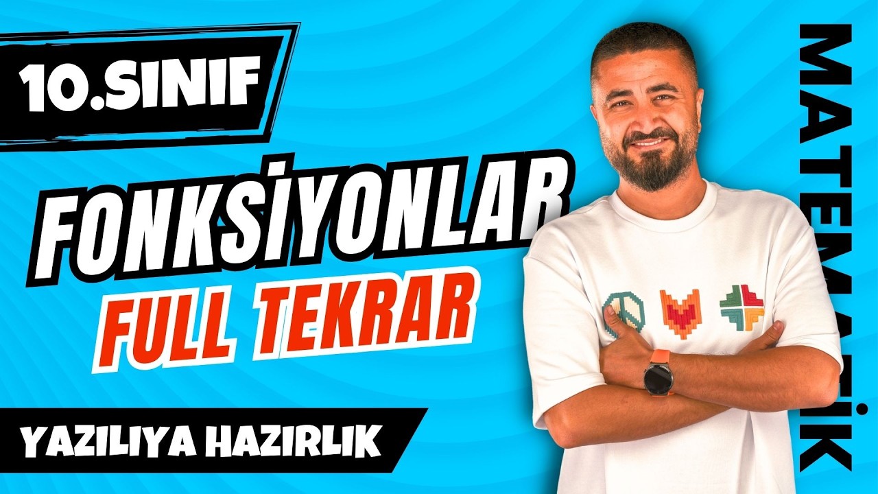 FONKSİYONLAR FULL TEKRAR | Yazılıya Hazırlık | 10.SINIF MATEMATİK | Rehber Matematik