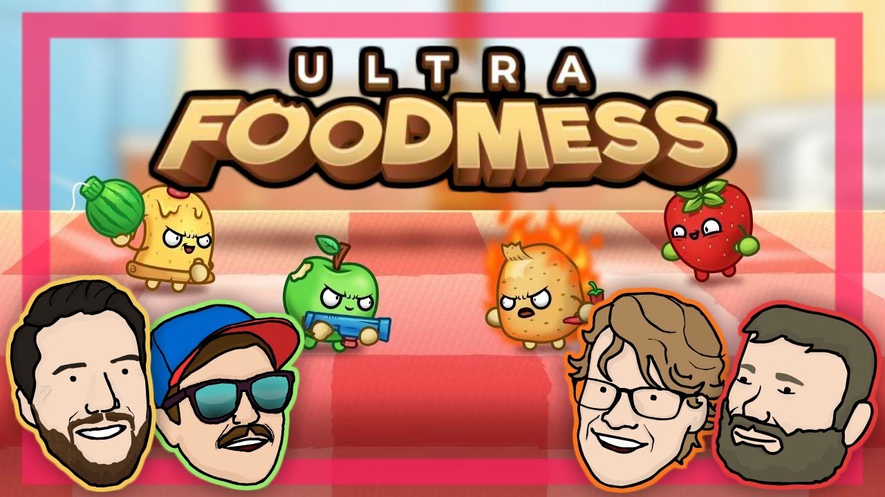 FOOD FIGHTING MINI-GAME FUN | Let's Play Ultra Foodmess | Thumb Wars