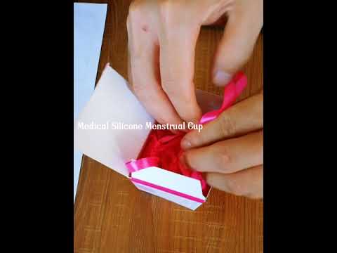 Food gade Silicone Menstruation Cups for Lady