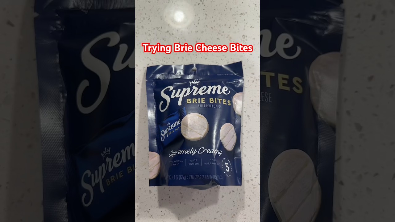 Food Review - Trying Brie Cheese Bites! #cheese #brie #briecheese #foodreview #french #uk #usa