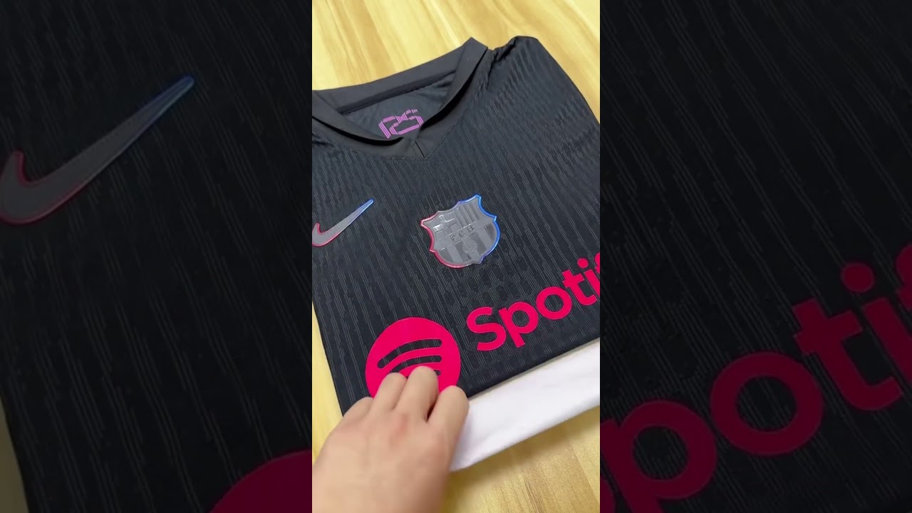 #football 2024/2025 Barcelona Away New Black Player Edition Yamal Football Jersey #soccer #jersey