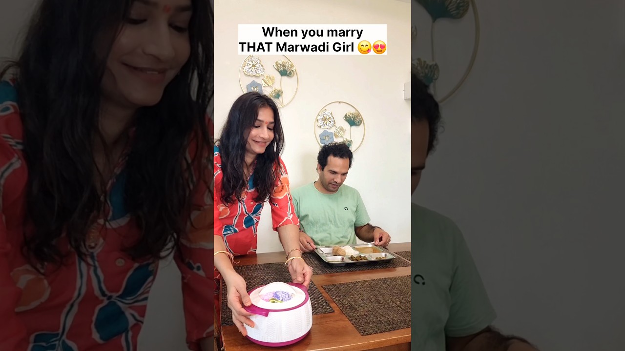 For all the Marwadi Wives 😍❤️#akrativlogs #marriedlife #love #married #couplegoals #cute #daalbaati