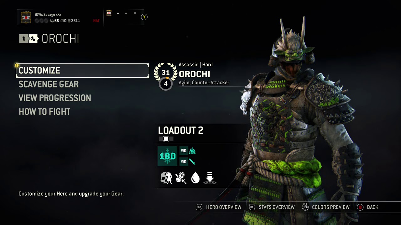 FOR HONOR - Orochi LEGENDARY Zushi Sword!!