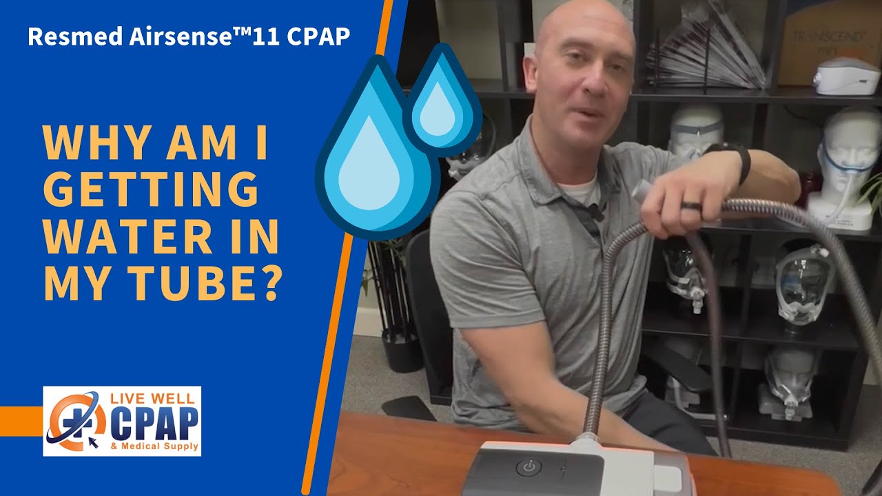 For Resmed Airsense 11 users: how to avoid getting water in tubing