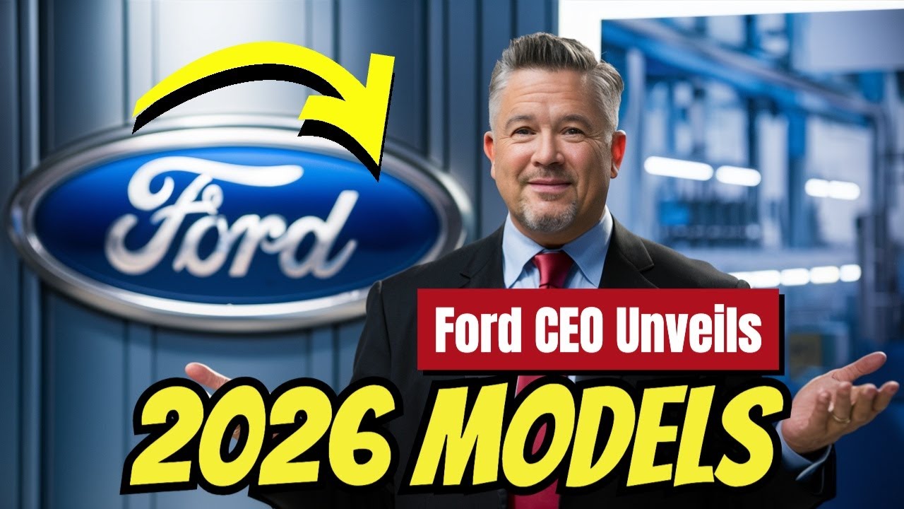 Ford CEO Unveils 3 NEW Ford Models For 2026 & Wows The Crowd!