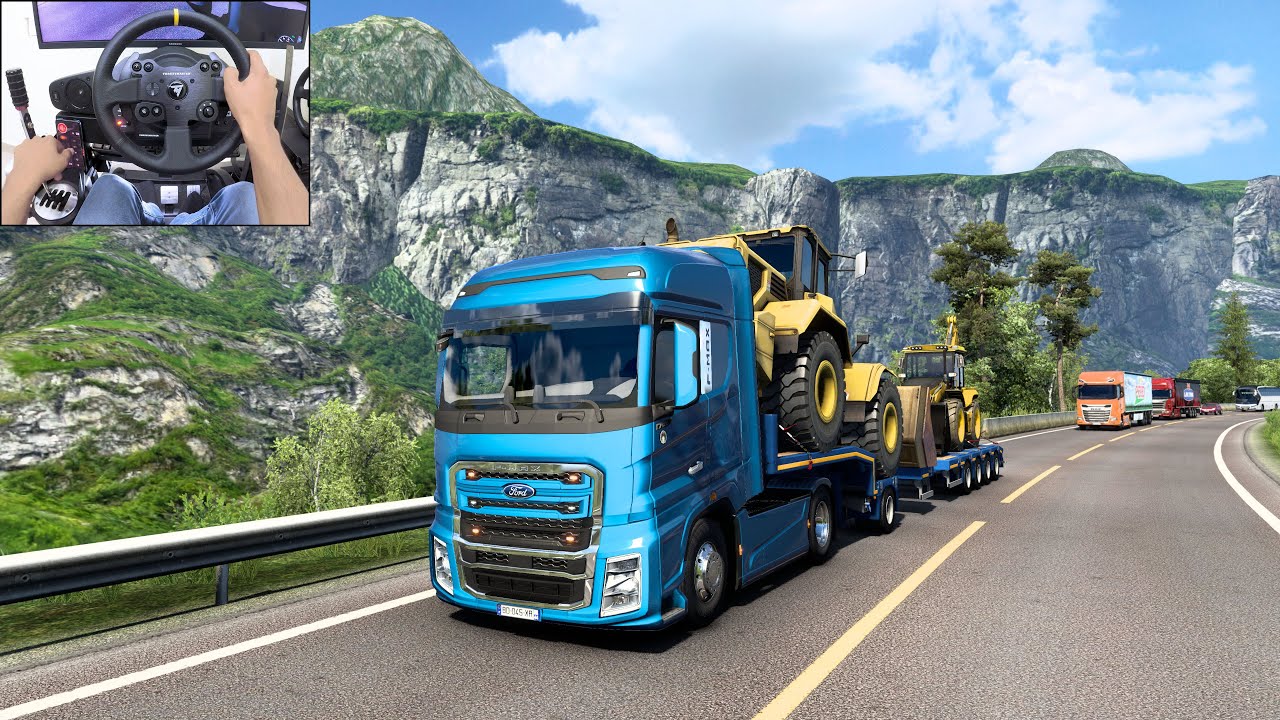 Ford F-MAX - Scenic drive - Euro Truck Simulator 2 | Thrustmaster TX gameplay