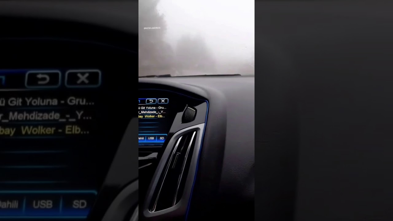 ford focus sisli ve yağmurlu hava snap