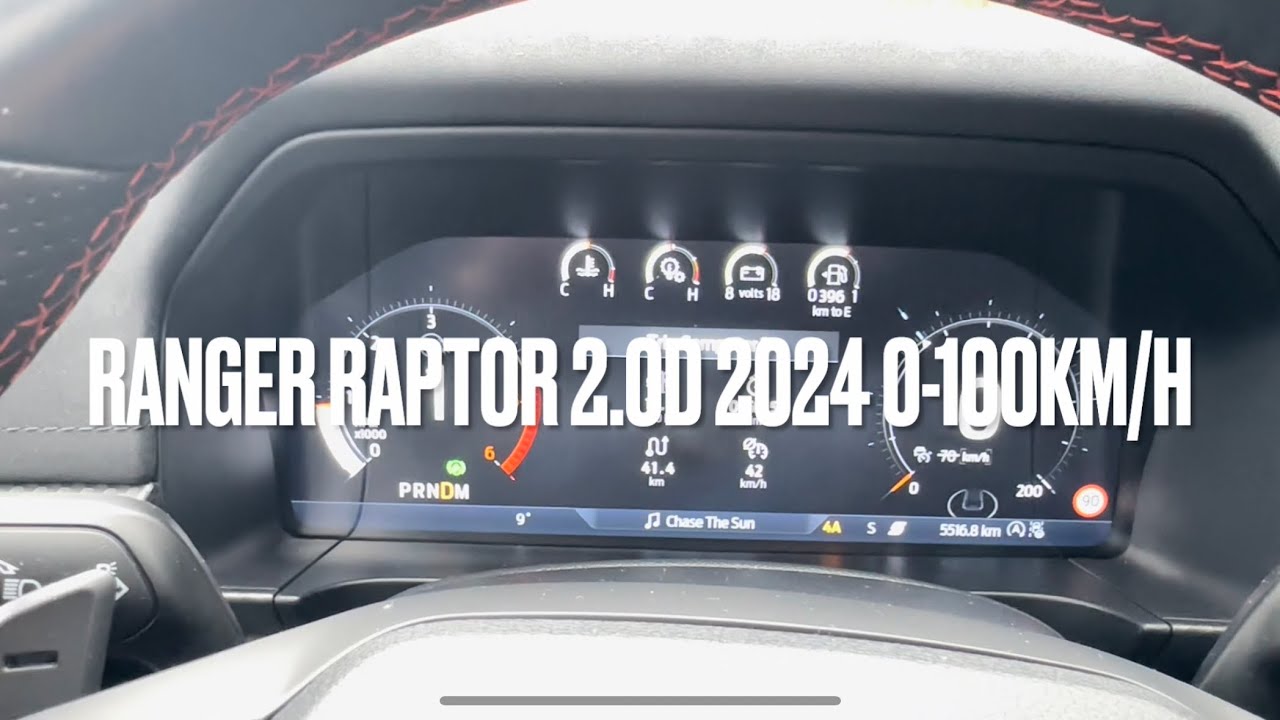Ford Ranger Raptor 2024 2.0d 0-100kmh