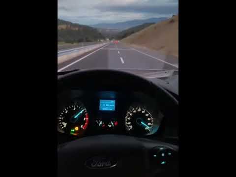 Ford transit 2018 model 200 hız testi