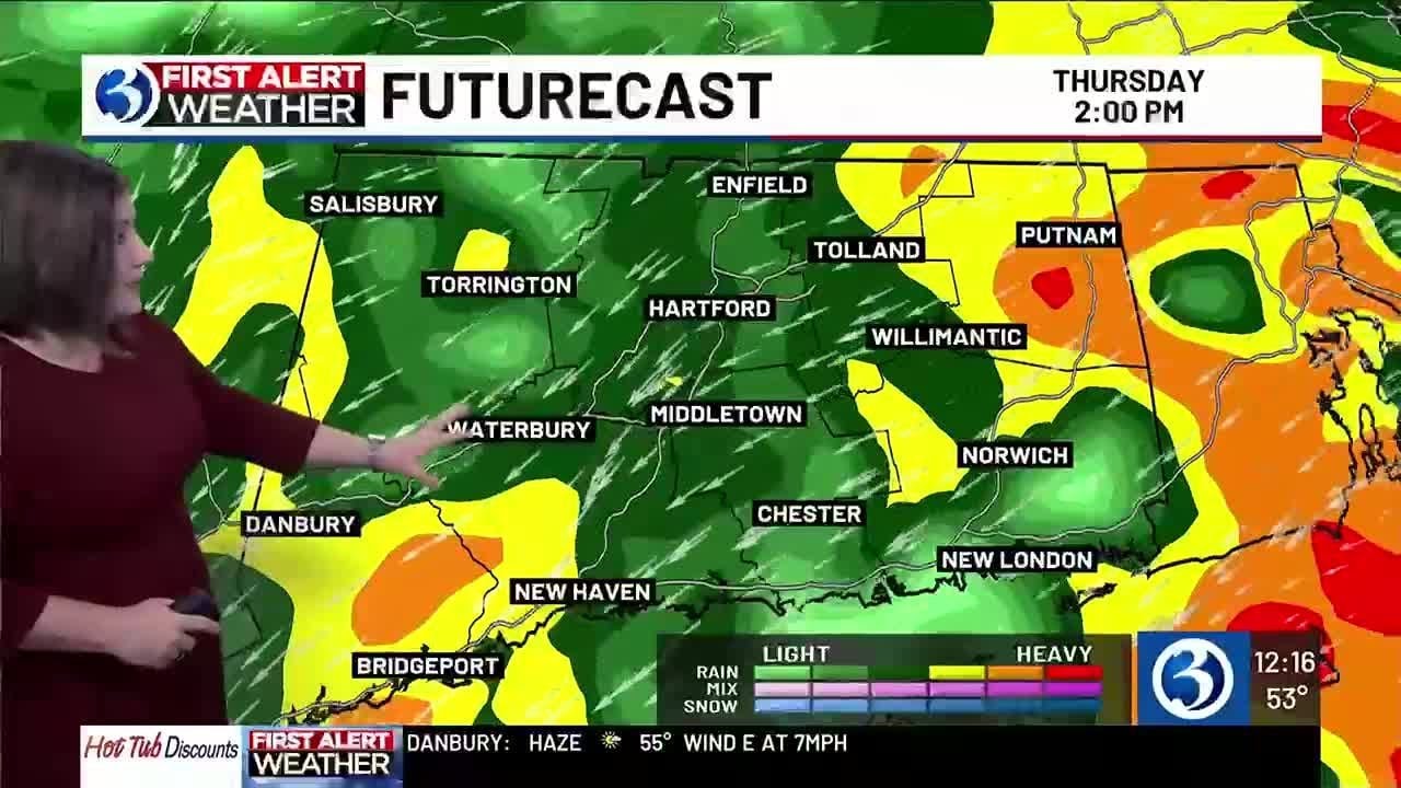 FORECAST: By this time tomorrow, we'll be tracking we weather