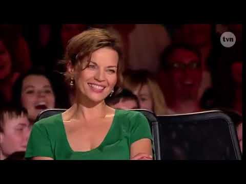 foreign talent show model tickling scene