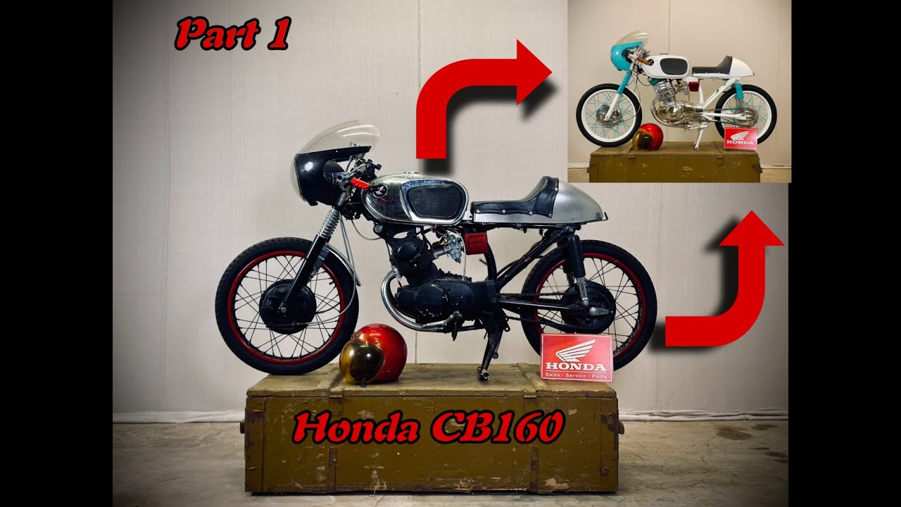Forgotten 1967 HONDA CB160 Cafe Racer Revival Part 1