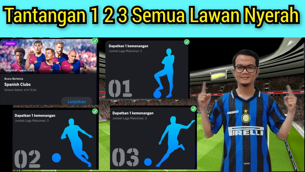 Formasi dan Pemain Yang Bikin Lawan Menyerah Tantangan 1 2 3 🔥🔥🔥
