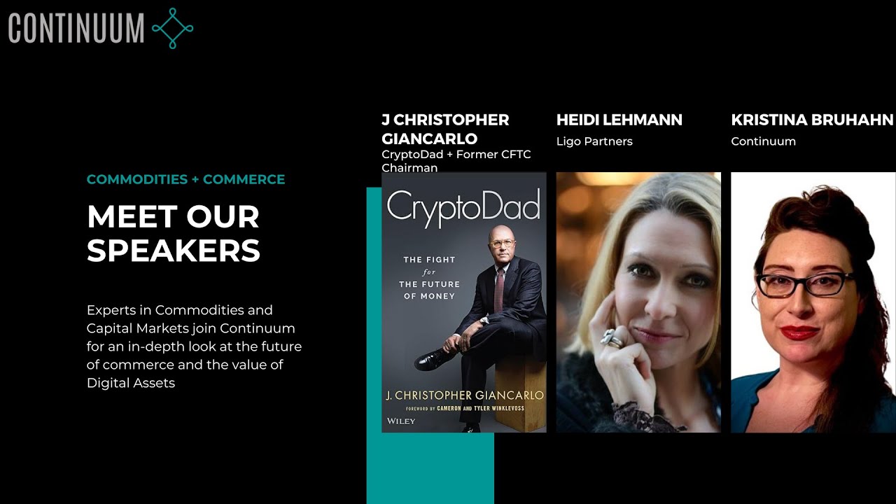 Former CFTC Chairman Chris Giancarlo + Heidi Lehmann, Ligo Partners meet Continuum!