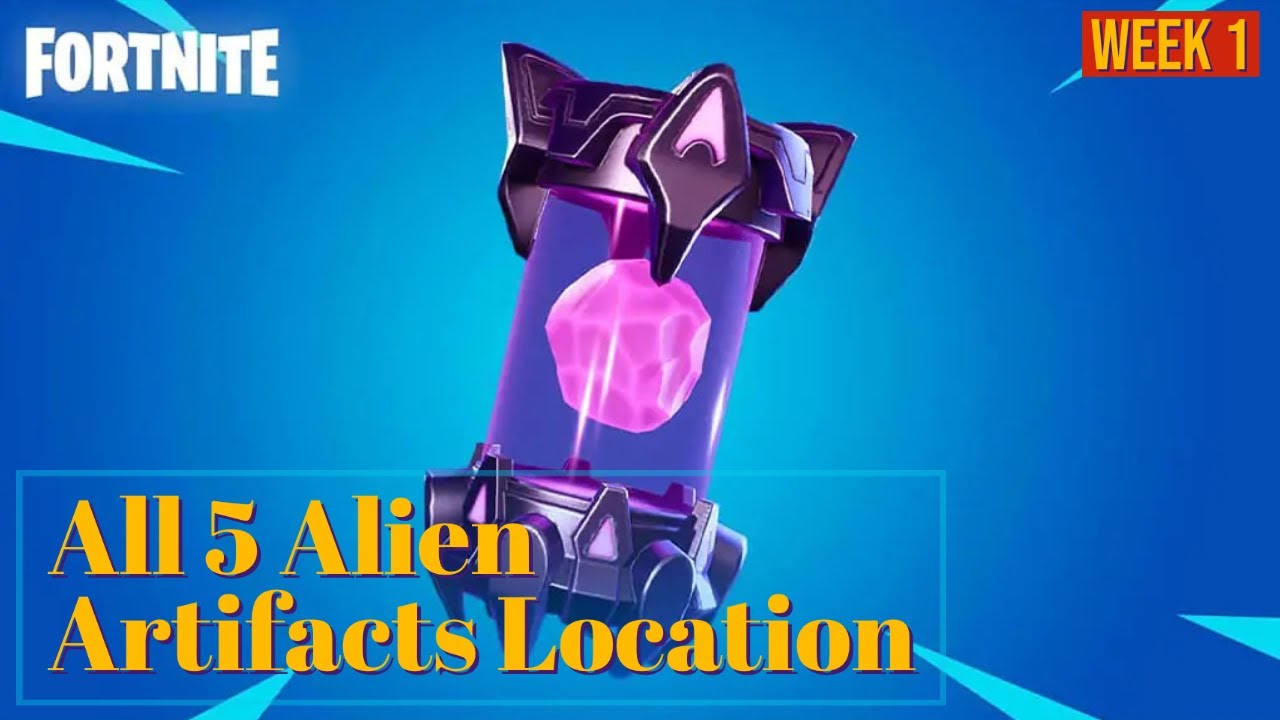 Fortnite Alien Artifacts Location Week 1 - Kymera Customization [Posizione Manufatti Alieni Sett 1]