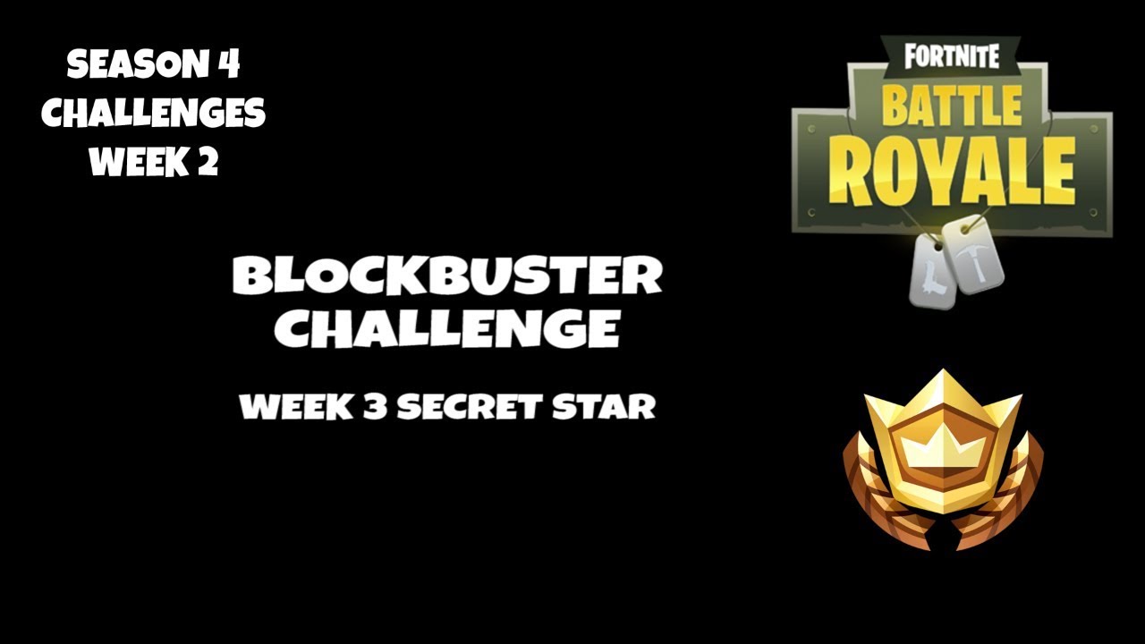 FORTNITE BLOCKBUSTER WEEK 3 STAR CHALLENGE