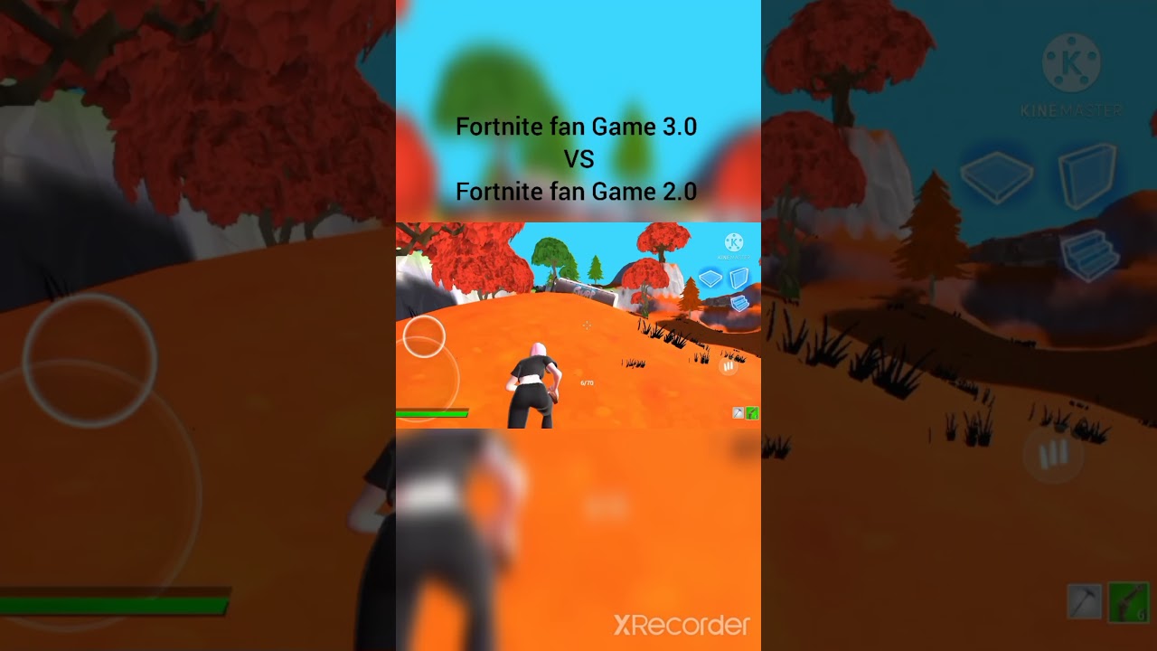 Fortnite fan Game 3.0 VS Fortnite fan 2.0 #fortnitefangame