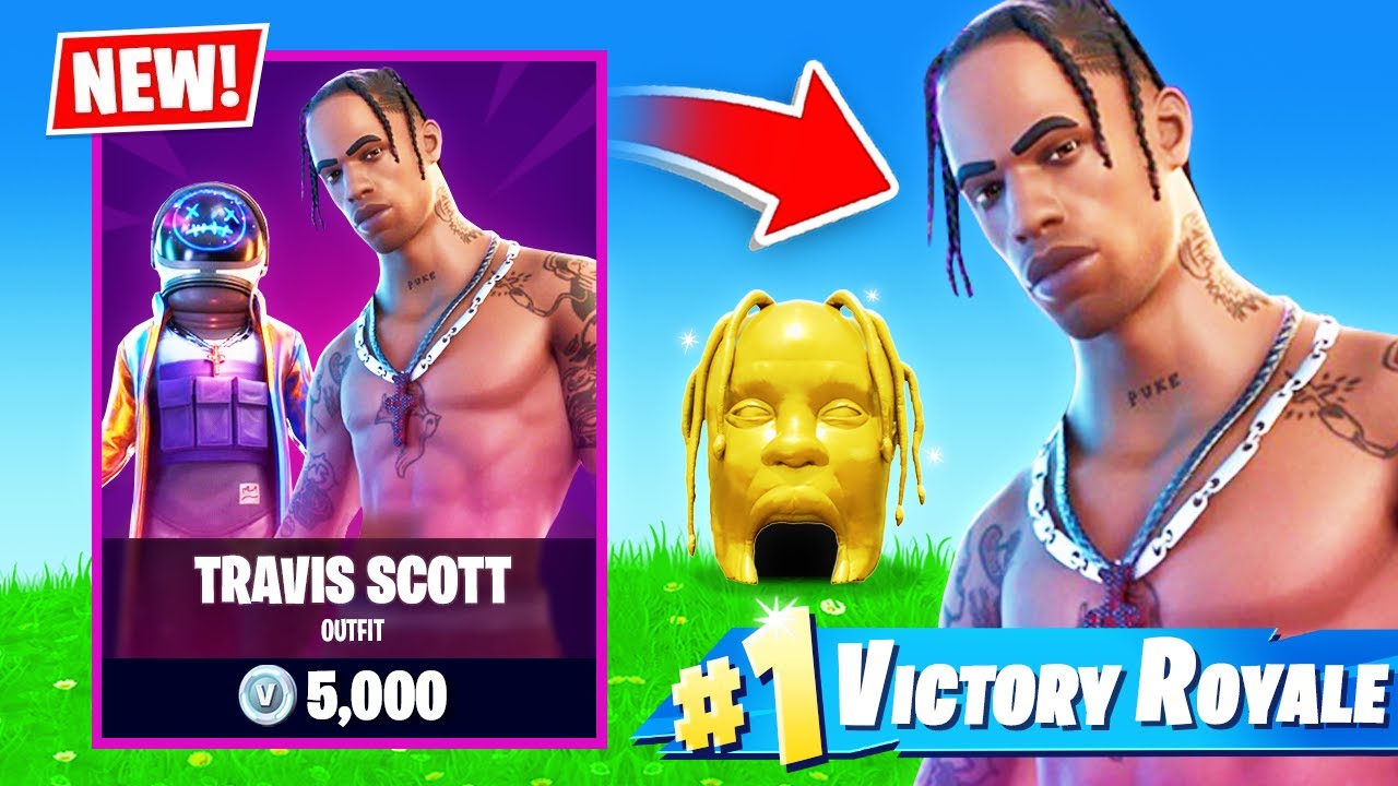 Fortnite gave me the NEW Travis Scott Skin EARLY!