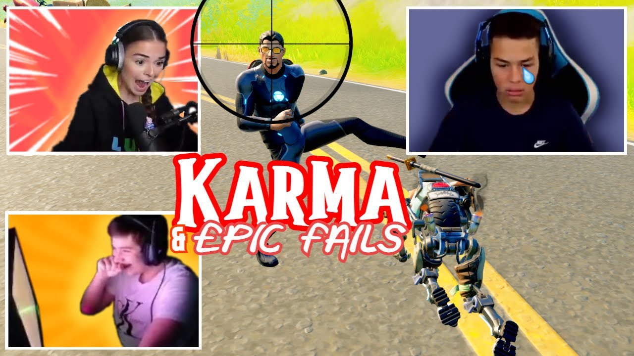 Fortnite KARMA RAGE & Epic fails - Ultimate Compilation