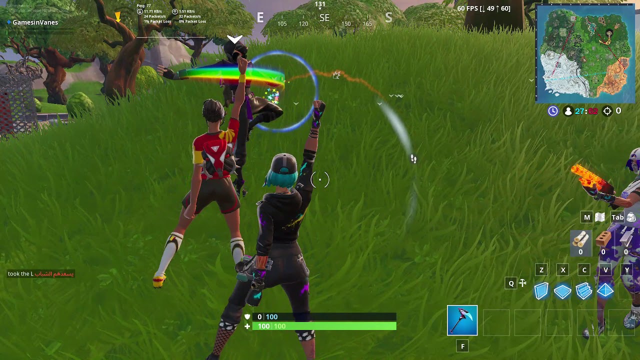 Fortnite perfect timing Lazer blast emote