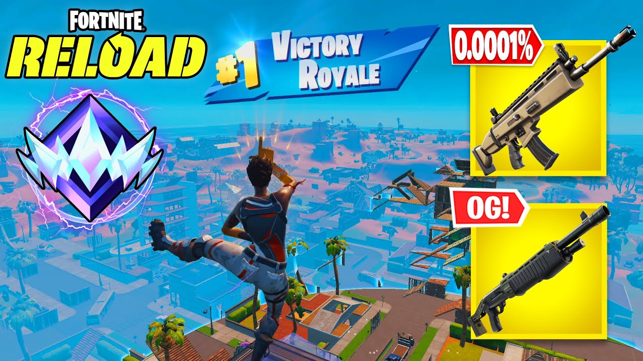 Fortnite Reload | High Kill Solo vs Squads Ranked Gameplay (Keyboard & Mouse)