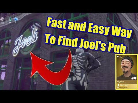 Fortnite Save The World - How To Find Joel's Pub Location