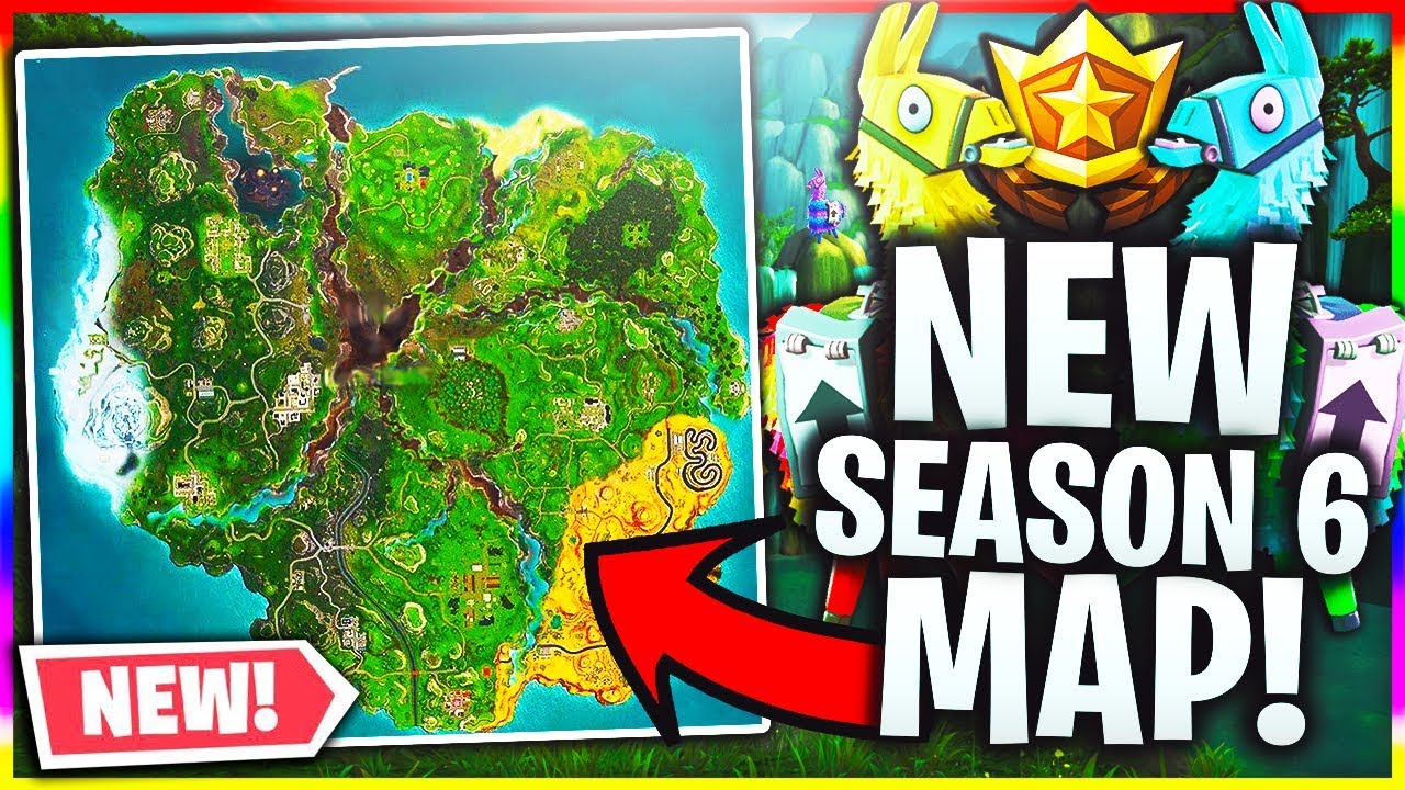 FORTNITE SEASON 6 MAP LEAKED! (Fortnite Battle Royale Season 6)