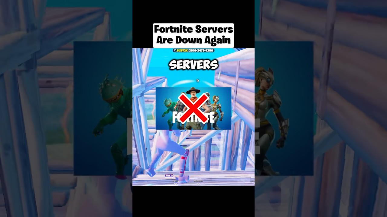 Fortnite servers are down again🥲 #fortnite