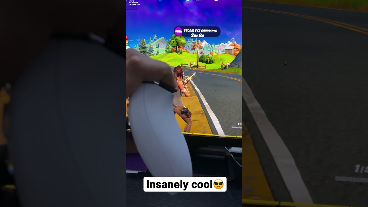 Fortnite Vs Ps5 Adaptive Triggers #shorts #youtubeshorts