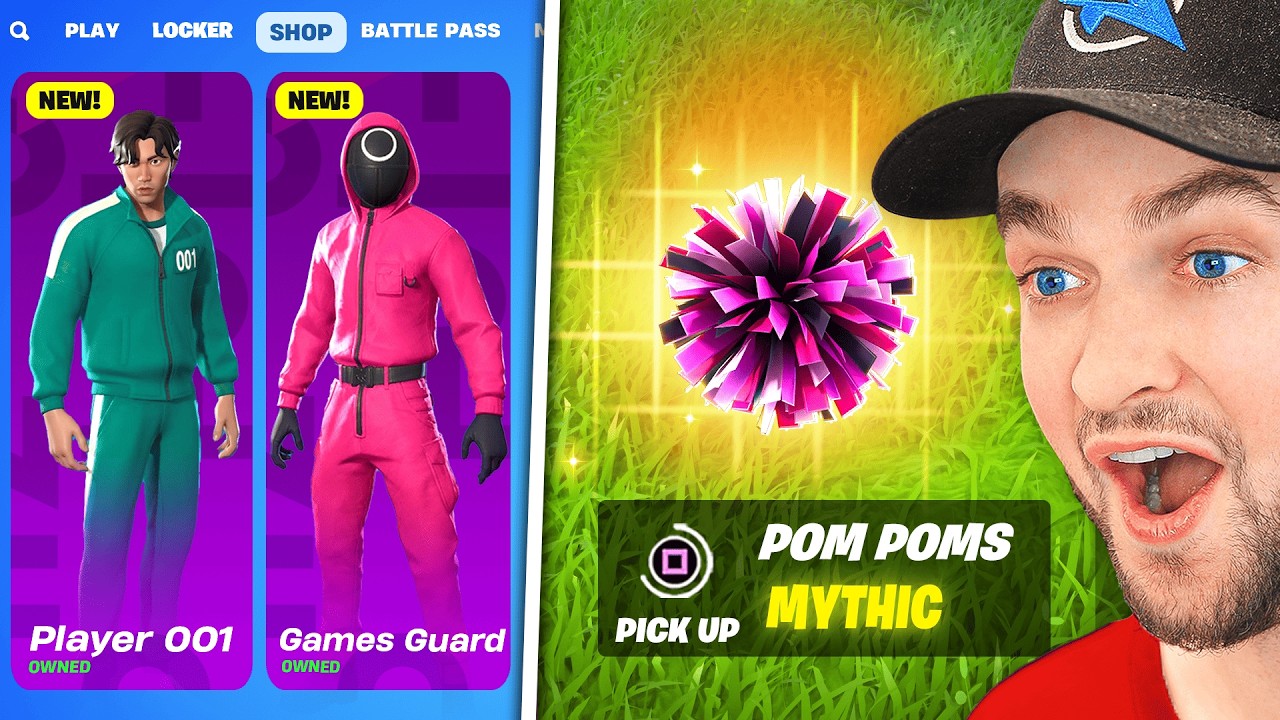 Fortnite's *NEW* Mythic SQUID GAME Update!