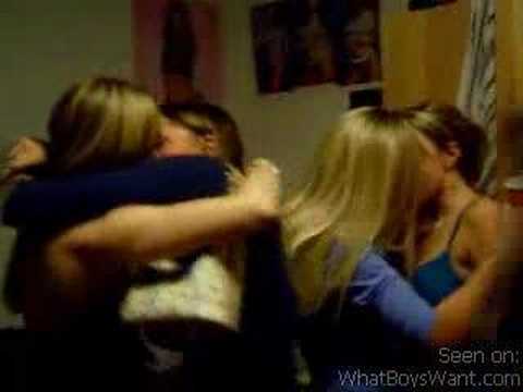 Four Girls Kissing