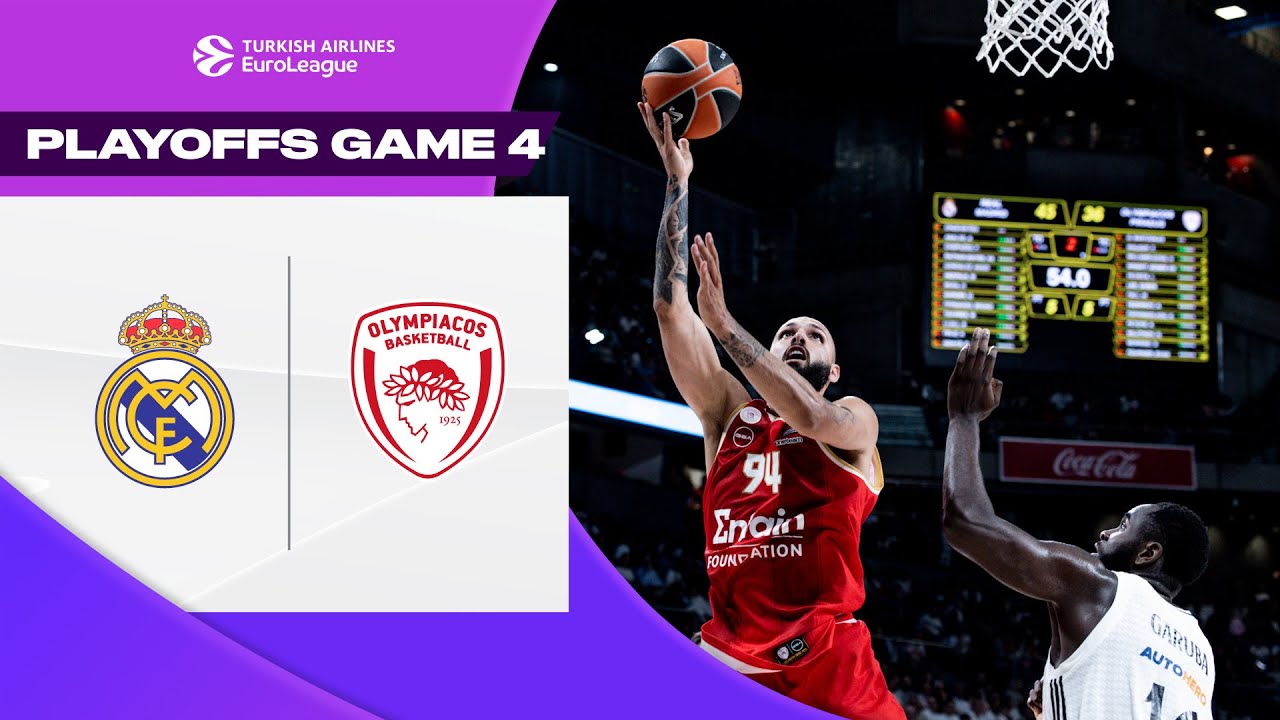 FOURNIER Returns With VENGEANCE | Real Madrid - Olympiacos | BASKETBALL HIGHLIGHTS PLAYOFFS 2025