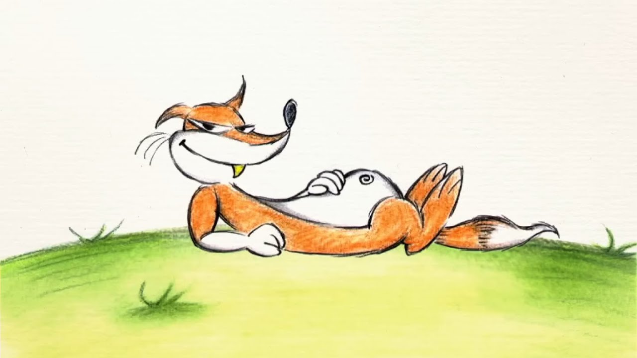 Fox eats rabbit (SMS)