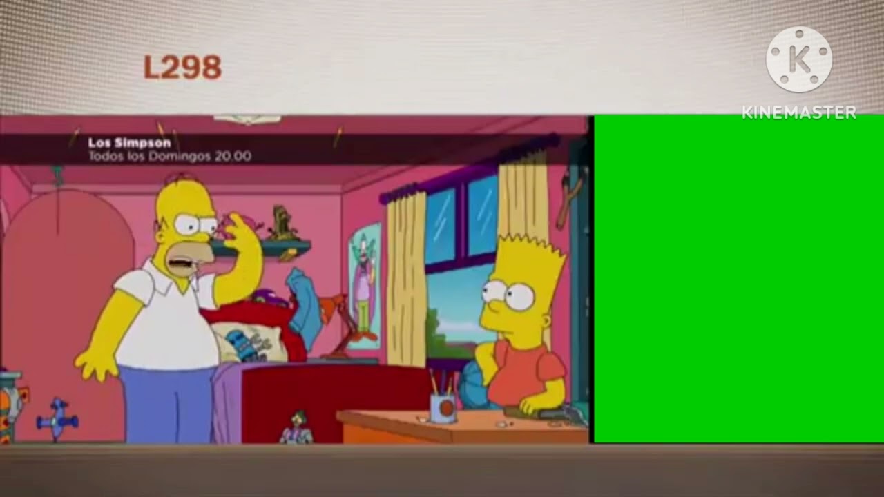 Fox LA Grafica de creditos 2015 (Version 2) (Pantalla verde) (Con promo de los simpson) (LDU)