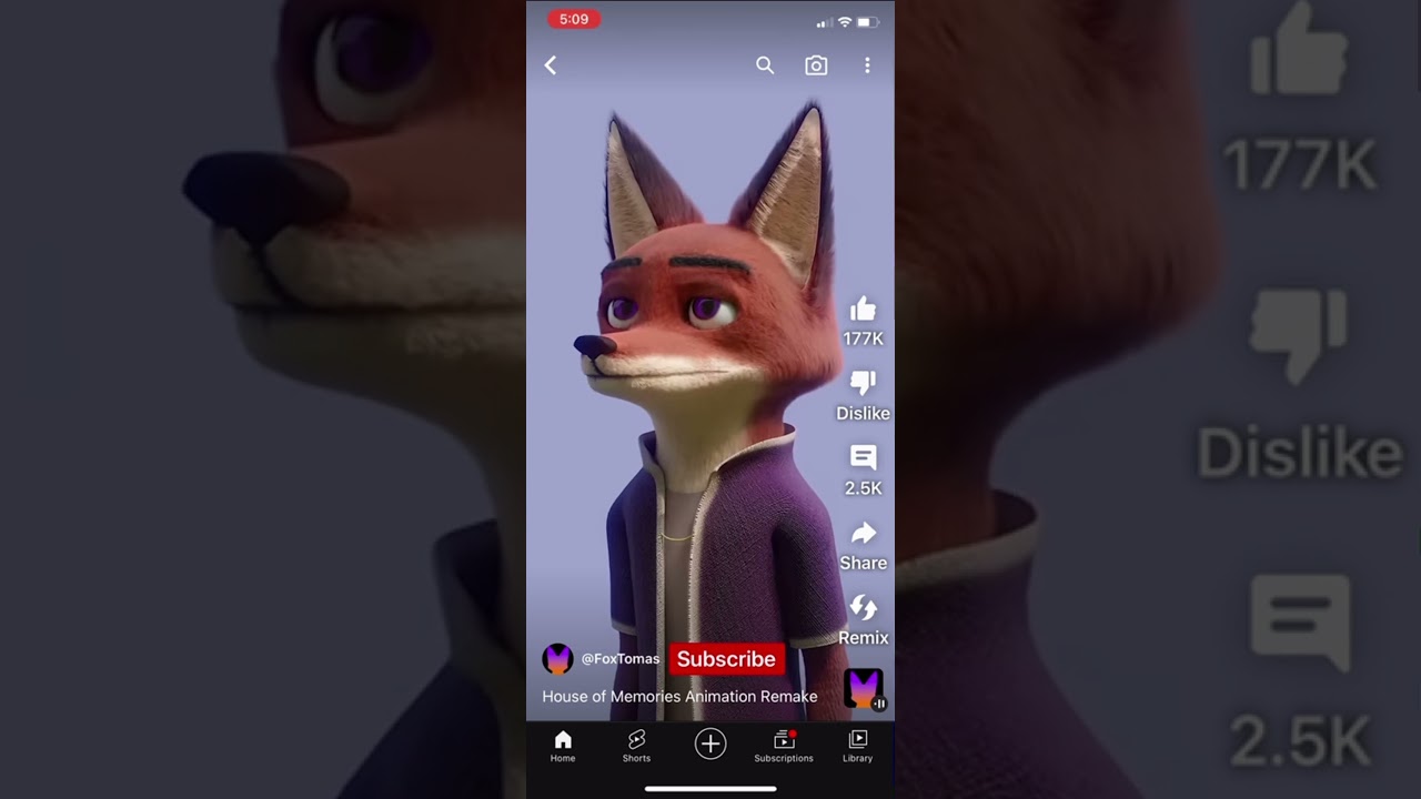 Fox Thomas animation meme (House of Memories)