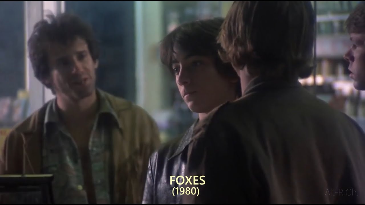Foxes (1980) Jeanie saves Annie from Bullies (Jodie Foster, Scott Baio, Cherrie Currie)
