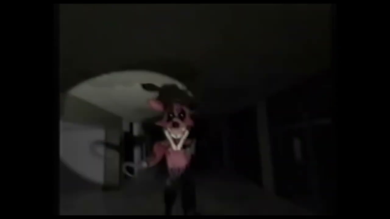 Foxy Chasing You (Police Archive FNAF VHS) Credits To @SpectreAnimations
