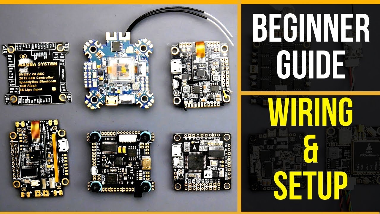 FPV Beginner Guide P1 // HOW TO WIRE FLIGHT CONTROLLER GUIDE 2019
