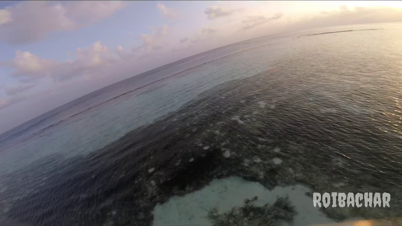 Fpv in the Golden hour of the Maldives