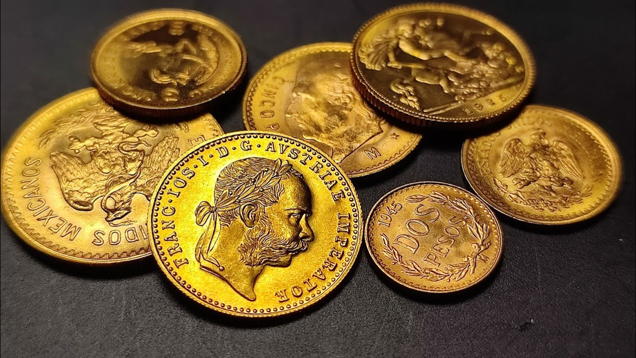 Fractional Gold Coins From Around The World, Ducat, Krugerrand, Sovereign, Pesos