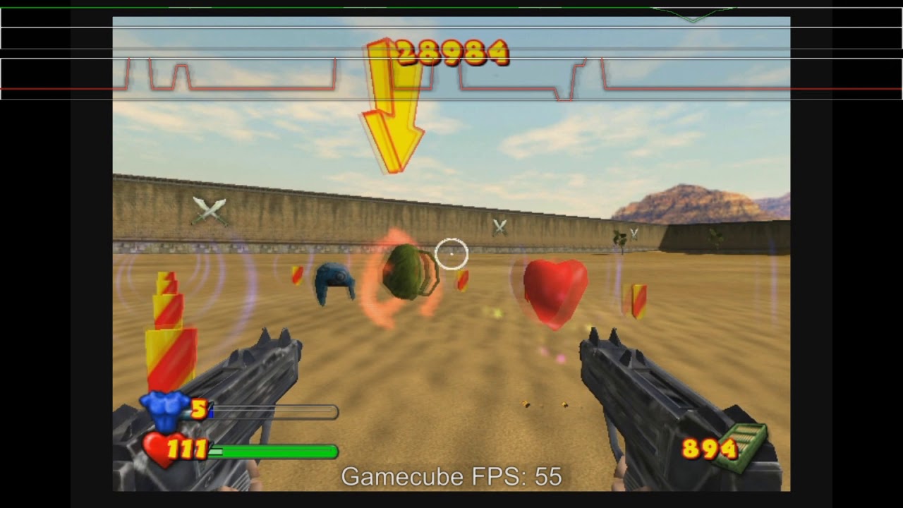 [Framerate] Serious Sam: Next Encounter - Nintendo Gamecube Long Test