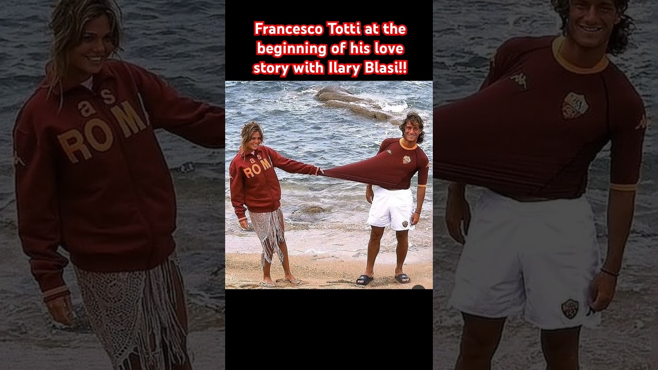 Francesco Totti at the beginning of his love story with Ilary Blasi!!