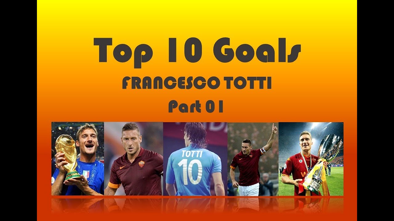 Francesco Totti Top 10 PESCM Legendary Goals | 27.09.1976 | ITA |