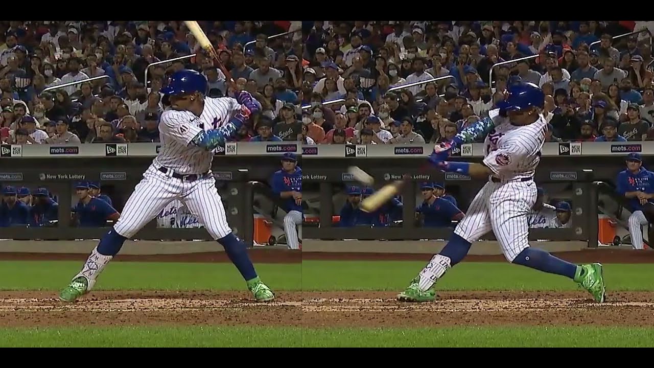 フランシスコ・リンドーア（左打席）　ホームラン　フォーム　スロー【Francisco Lindor(left-handed)  home run swing】