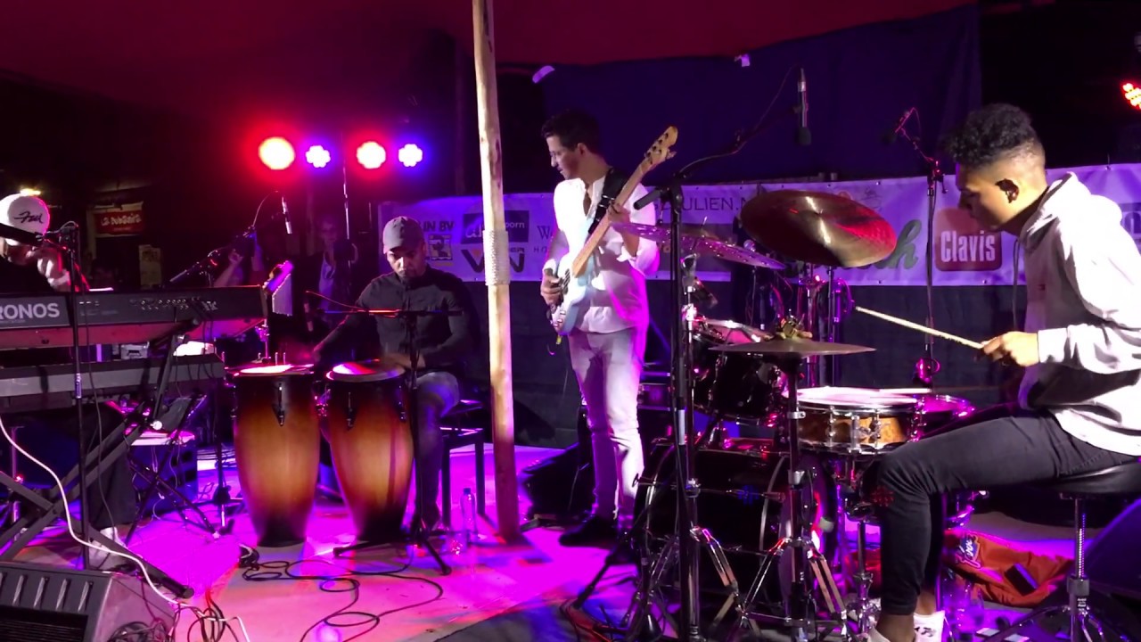 Frank McComb 2 Delft Jazz with incredible substitute drummer Kick Woudstra 'Superstitious'